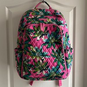 Vera Bradley Pink Floral Backpack